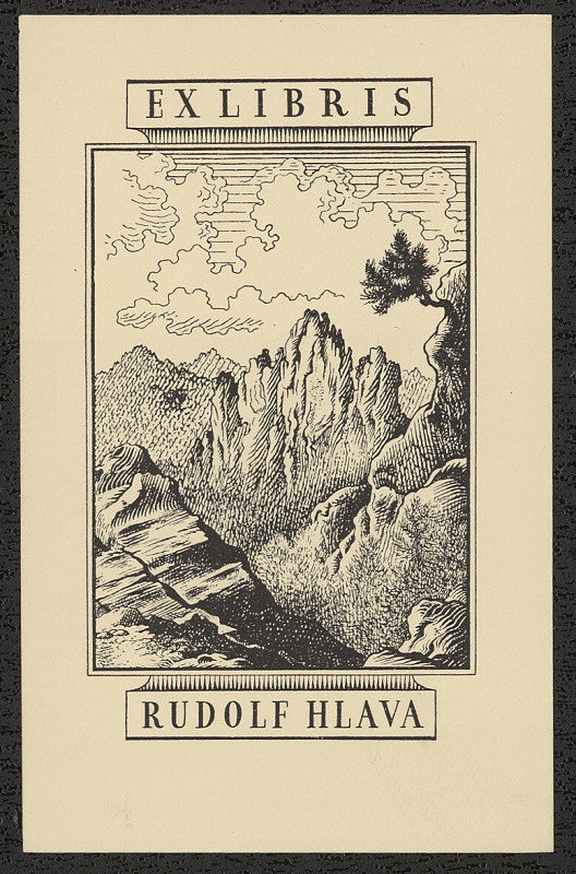 Karel Kinský – Ex libris Rudolf Hlava 