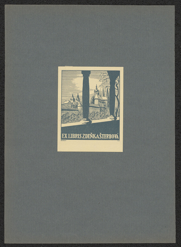 Jan Beránek – Exlibris Zdeňka Šterbová 