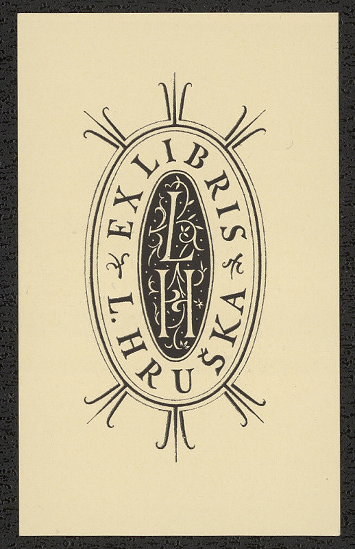 Karel Kinský – Ex libris L. Hruška 