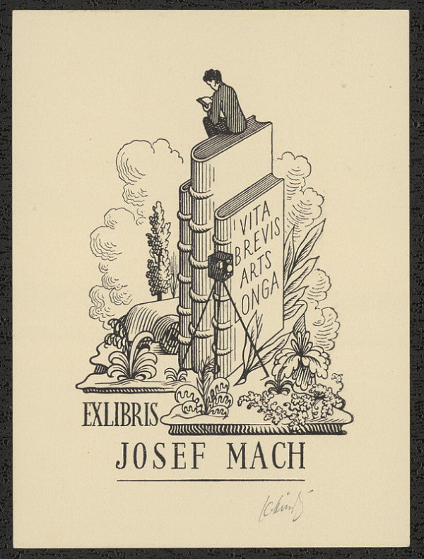 Karel Kinský – Ex libris Josef Mach 