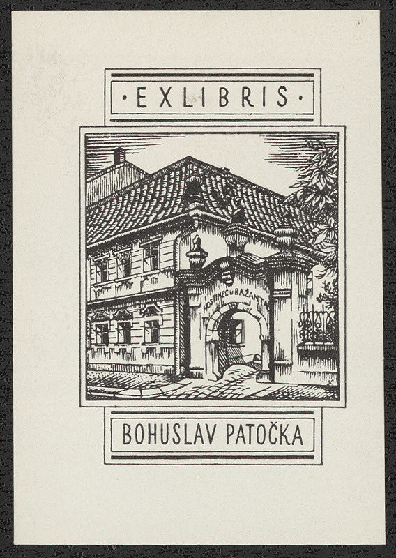 Karel Kinský – Ex libris Bohuslav Patočka 