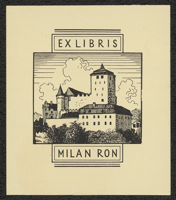Karel Kinský – Ex libris Milan Ron 