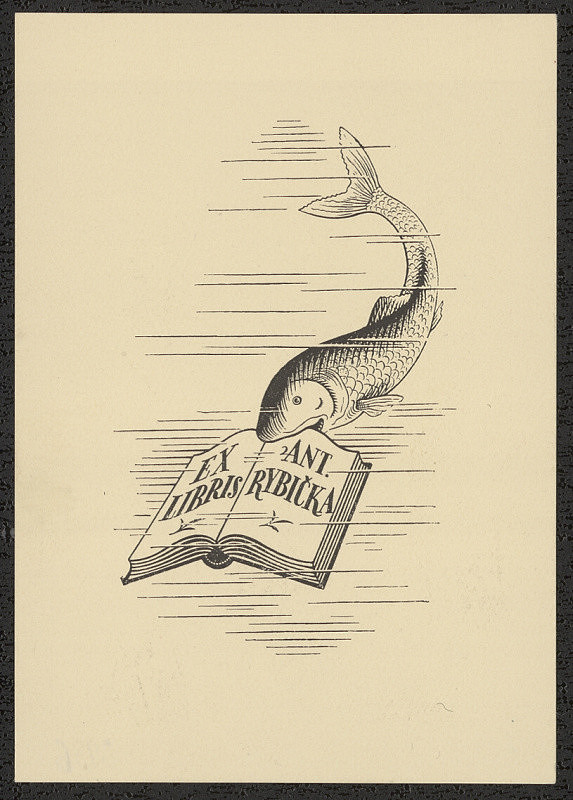 Karel Kinský – Ex libris Ant. Rybička 