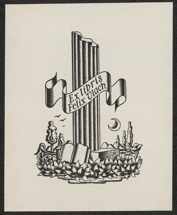 Karel Kinský – Ex libris Felix Vlach 