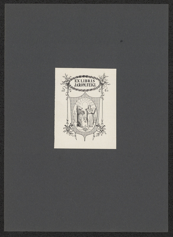 Karel Kinský – Ex libris Jarom. Feigl 