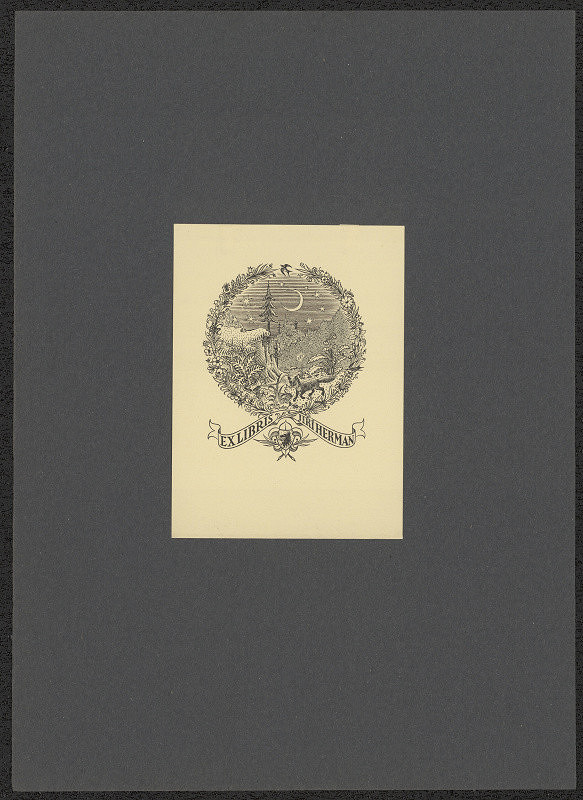 Karel Kinský – Ex libris Jiří Herman 