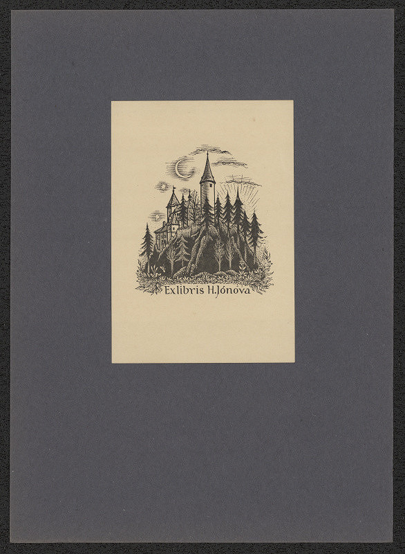 Karel Kinský – Ex Libris H. Jónova 