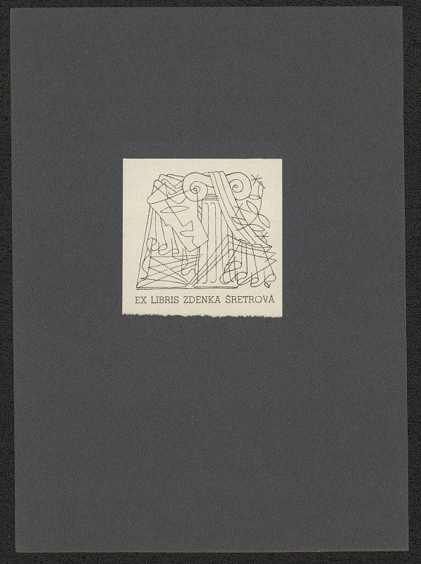 Vojtěch Berka – Exlibris Zdenka Šretrová 