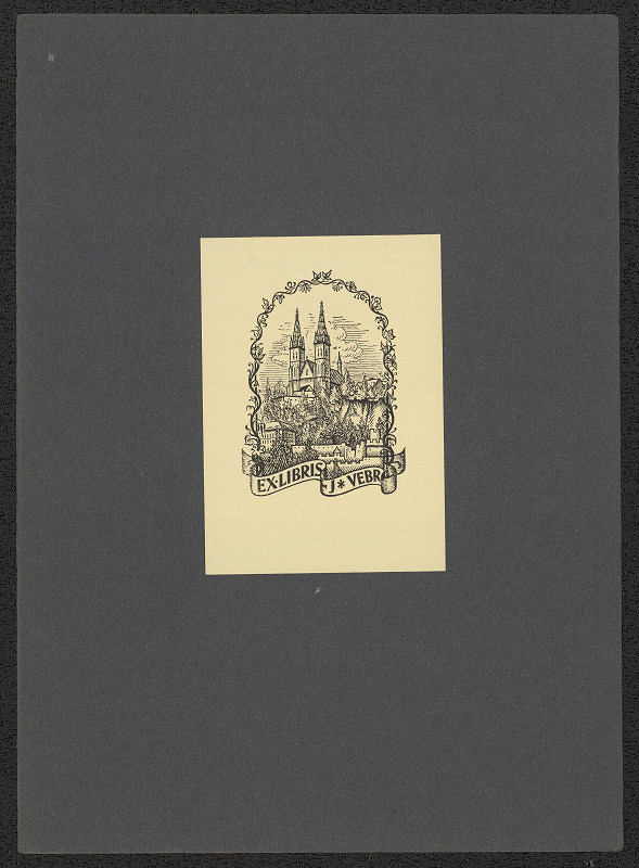 Karel Kinský – Ex libris J. Vebr 