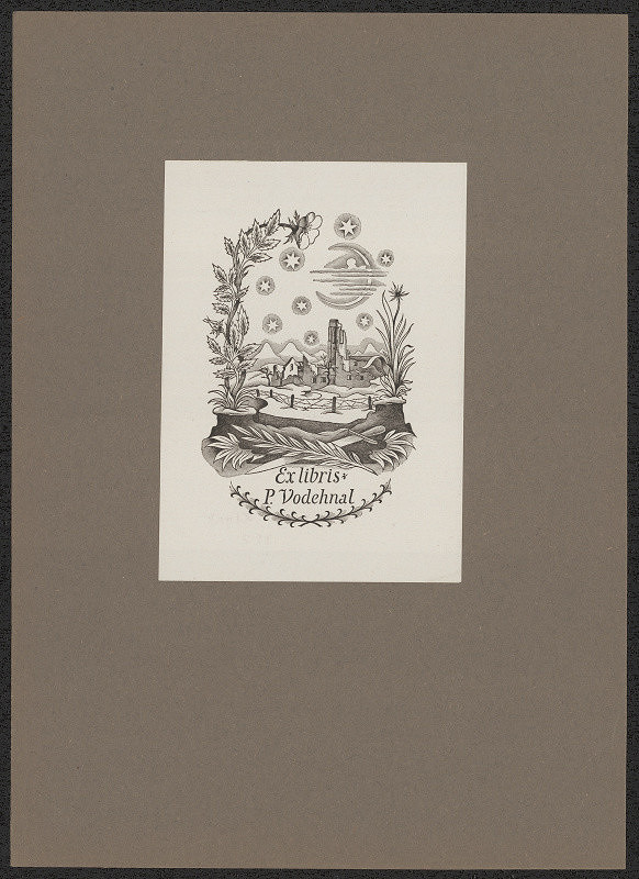 Karel Kinský – Ex libris P. Vodehnal 