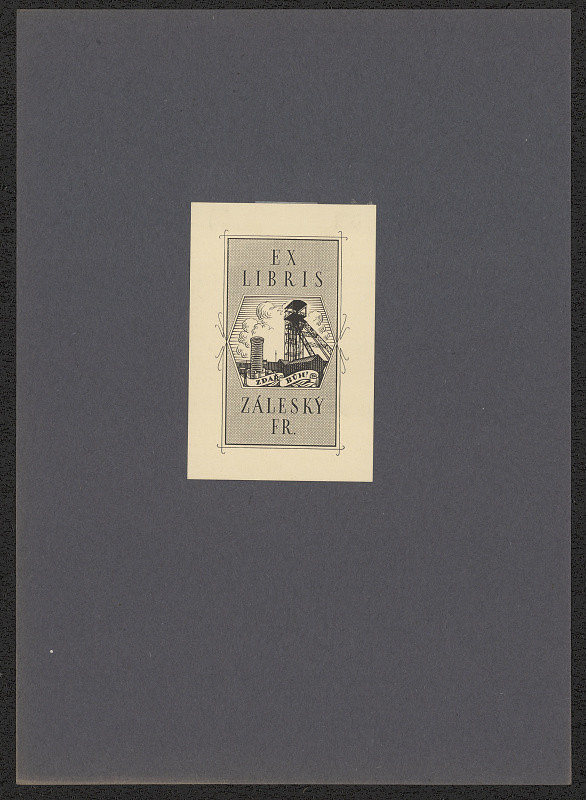 Karel Kinský – Ex libris Záleský Fr. 