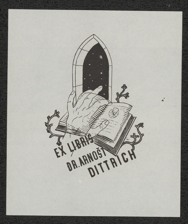 St. Kolařík – Exlibris Dr. Arnošt Dittrich 