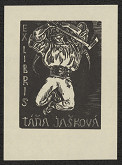 Jan Kobzáň – Exlibris Táňa Jašková 