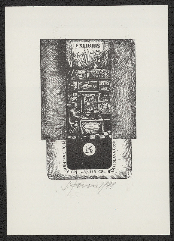Stanislav Kollárik – Ex libris Julius Kollárik 
