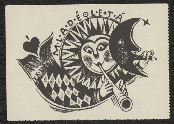 Ľuba Končeková-Veselá – Exlibris Mladé letá 