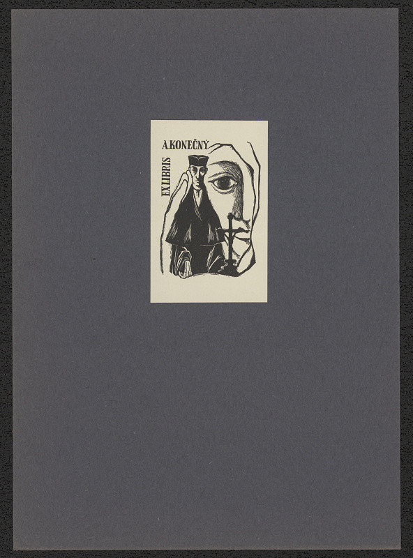 Václav Bedřich – Exlibris A. Konečný 