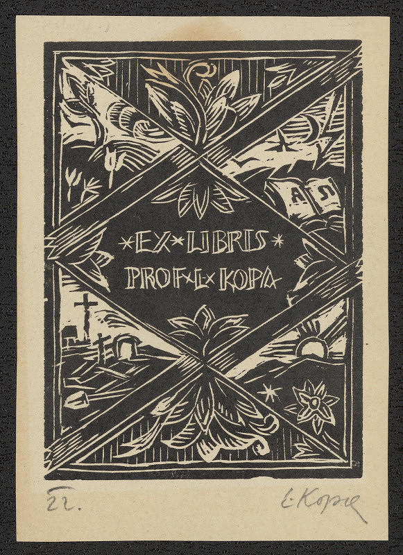 Ludvík Kopa – Exlibris prof. L. Kopa 