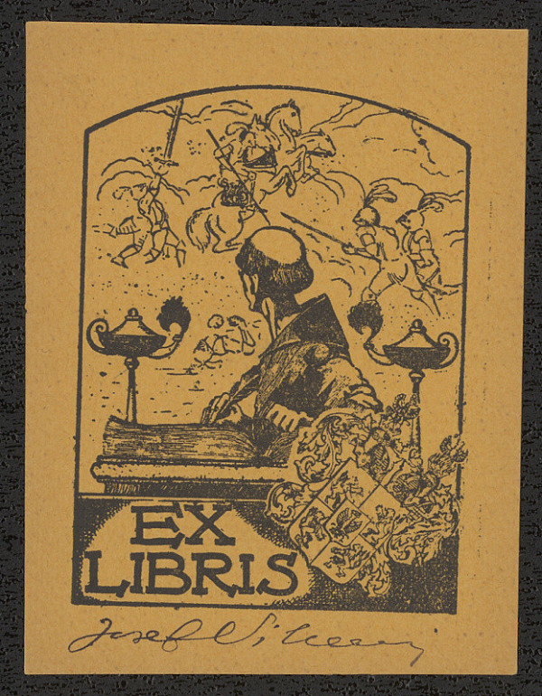 Rudolf Igoš Kopečný – Ex libris (bez jm.) 