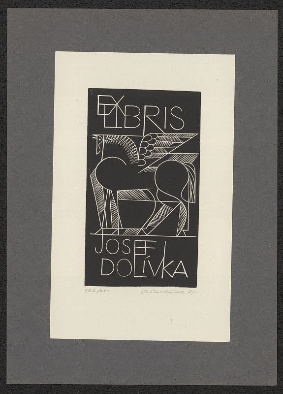 František Bělohlávek – Exlibris Josef Dolívka 