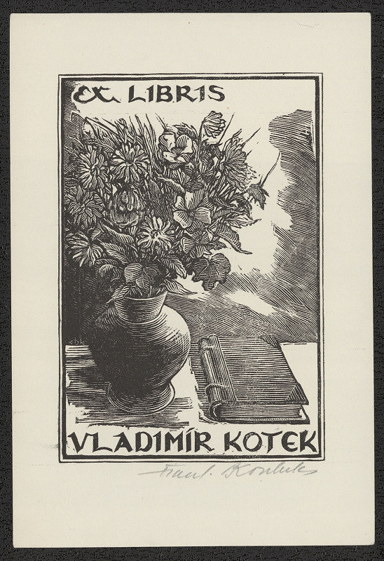 František Koubek – Ex libris Vladimír Kotek 