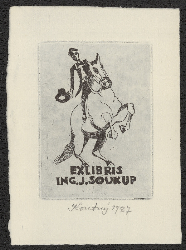 Alois Koutný – Exlibris Ing. J. Soukup 