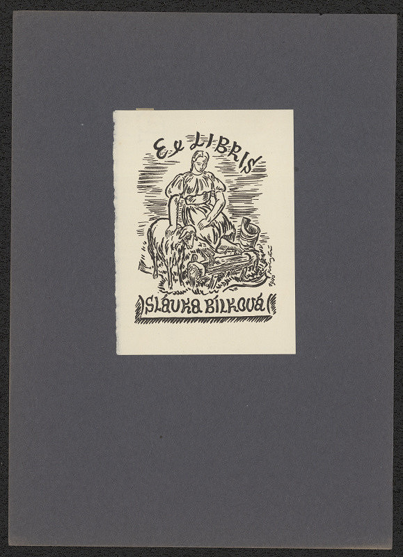 Jan Kobzáň – Ex libris Slávka Bílková 