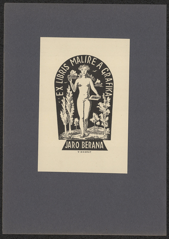 Václav Kohout – Ex libris malíře a grafika Jaro Berana 