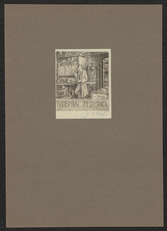 Jan Nep. Kolář – Ex libris Štěpán Peterka 