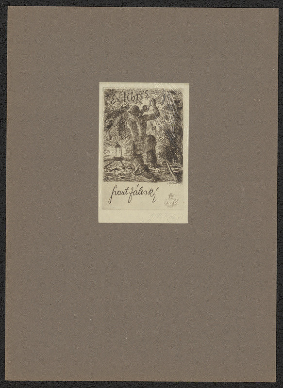 Jan Nep. Kolář – Ex libris Záleský 