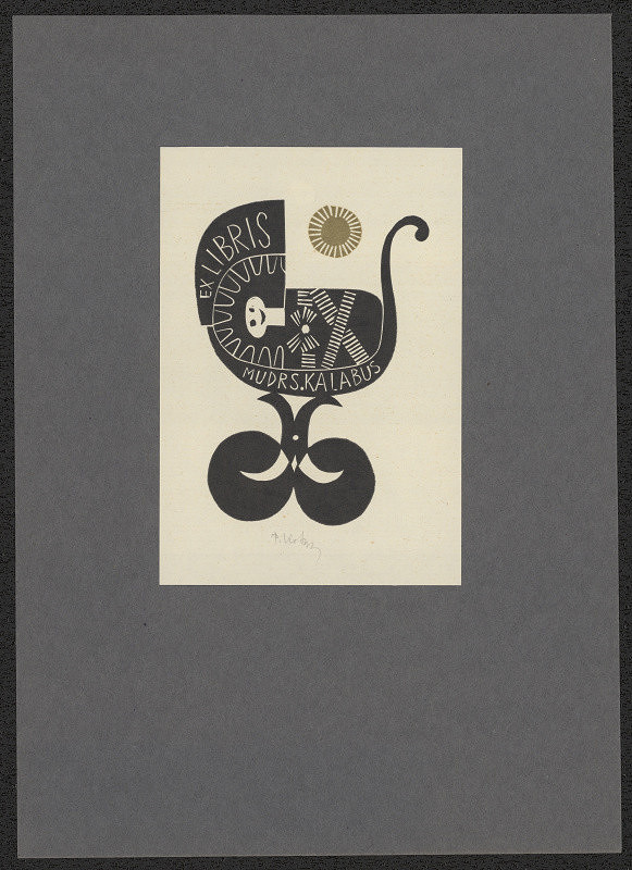 Pavel Kotas – Ex libris MUDr. S. Kalabus 