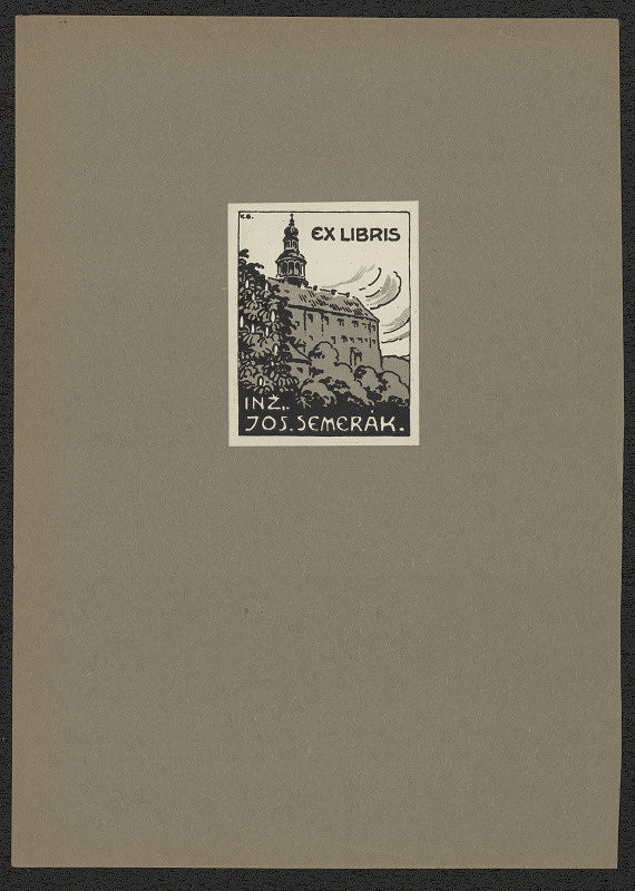 Karel Beneš/1881 – Exlibris Inž. Jos. Semerák 