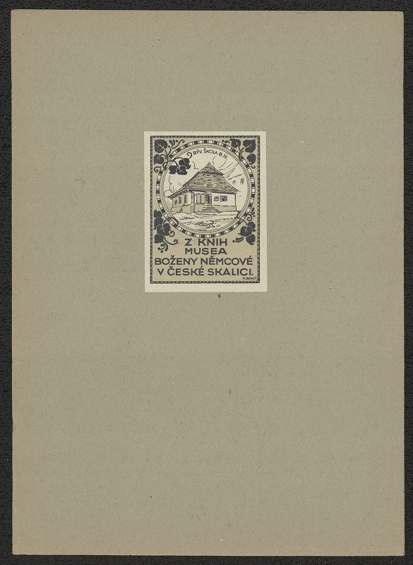 Karel Beneš/1881 – Z knih musea Boženy Němcové v České Skalici 