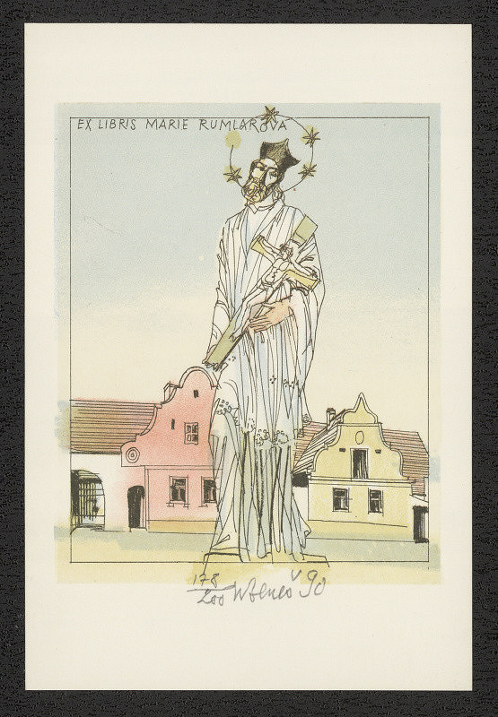 Karel Beneš/1932 – Exlibris Marie Rumlarová 