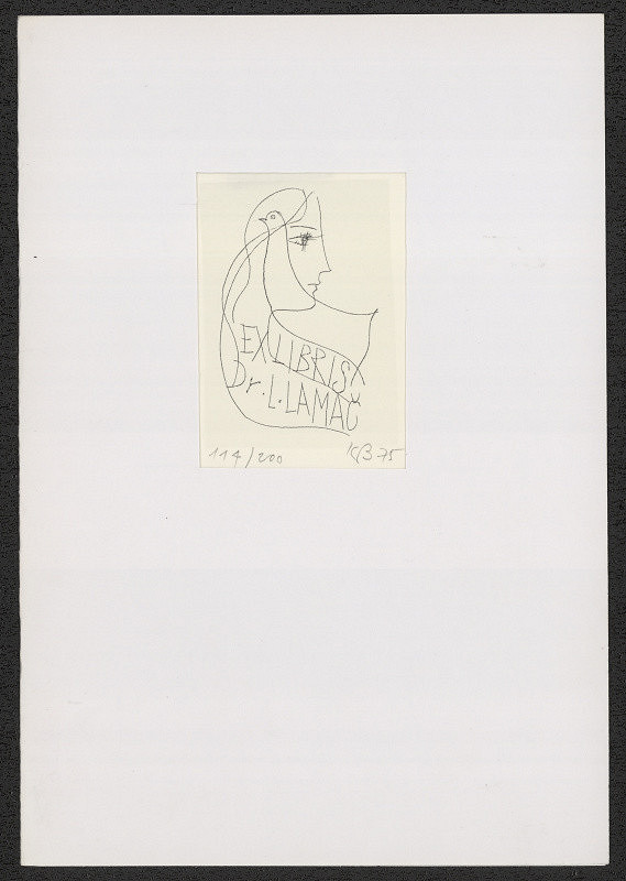 Karel Beneš/1932 – Exlibris Dr. L. Lamač 