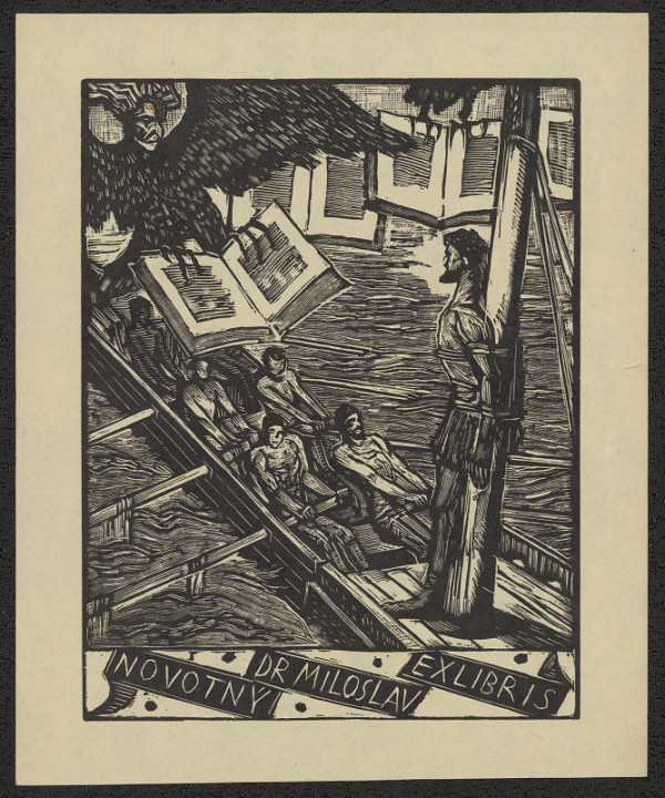 Jan Konůpek – Ex libris Dr. Miroslav Novotný 