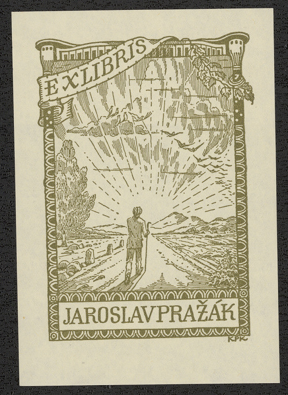 Jan Konůpek – Ex libris Jaroslav Pražák 