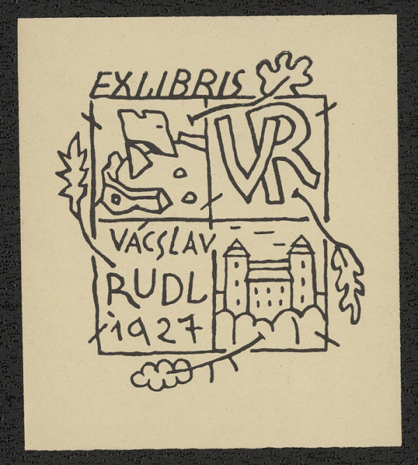 Jan Konůpek – Ex libris Vácslava Rudl 