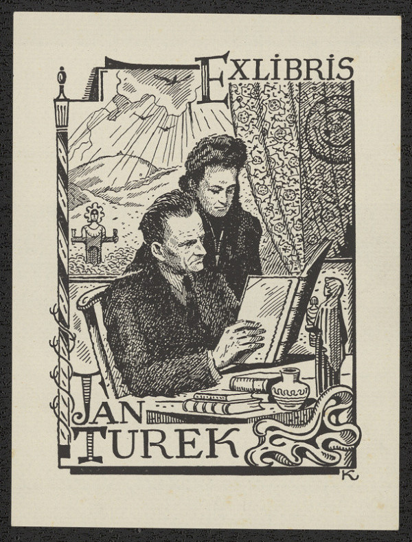 Jan Konůpek – Ex libris Jan Turek 