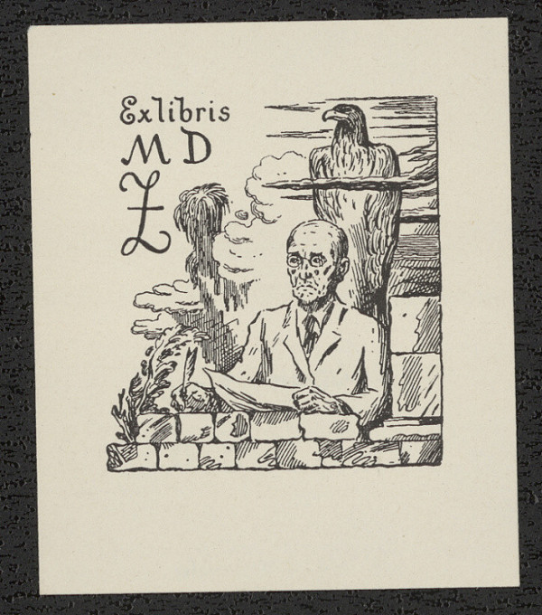 Jan Konůpek – Ex libris MDZ 