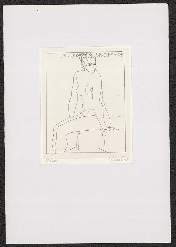 Karel Beneš/1932 – Exlibris Dr. I. Prokop 