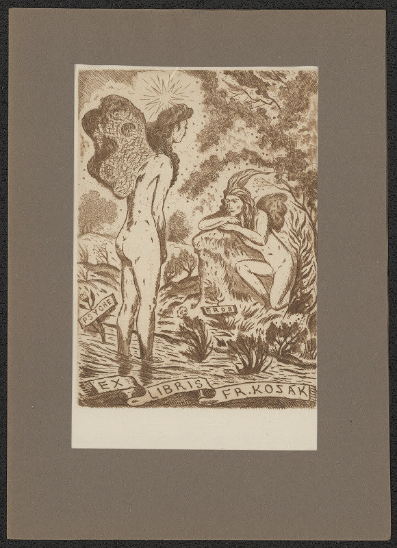 Jan Konůpek – Ex libris architekt Fr. Kozák 