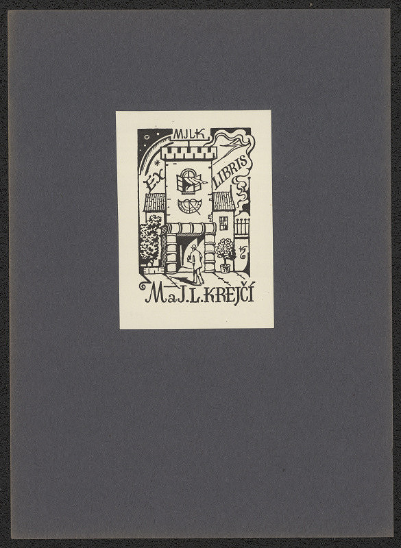Jan Konůpek – Ex libris M. a J. L. Krejčí 