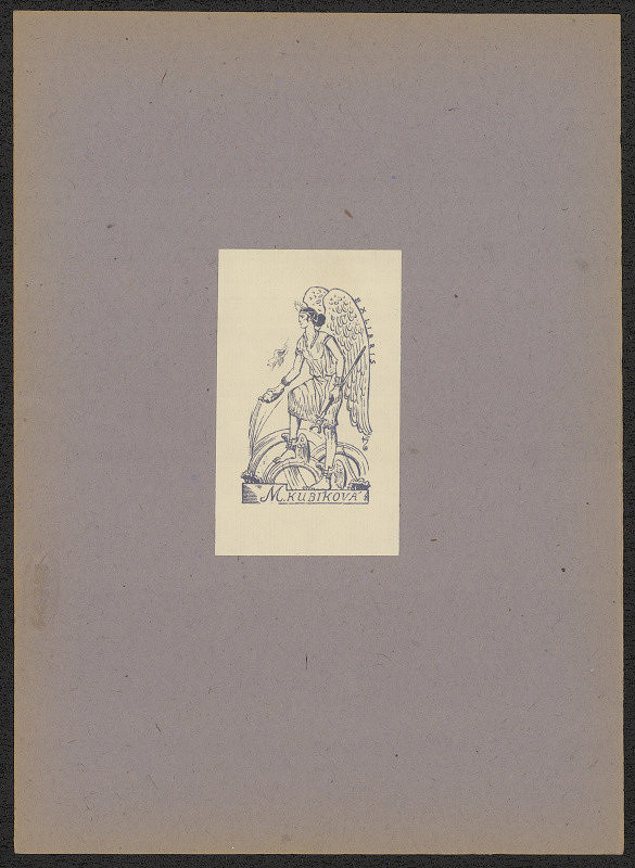 Jan Konůpek – Ex libris M. Kubíková 