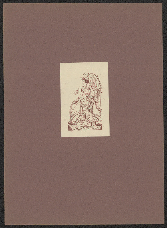 Jan Konůpek – Ex libris M. Kubíková 