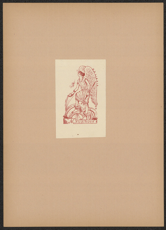 Jan Konůpek – Ex libris M. Kubíková 