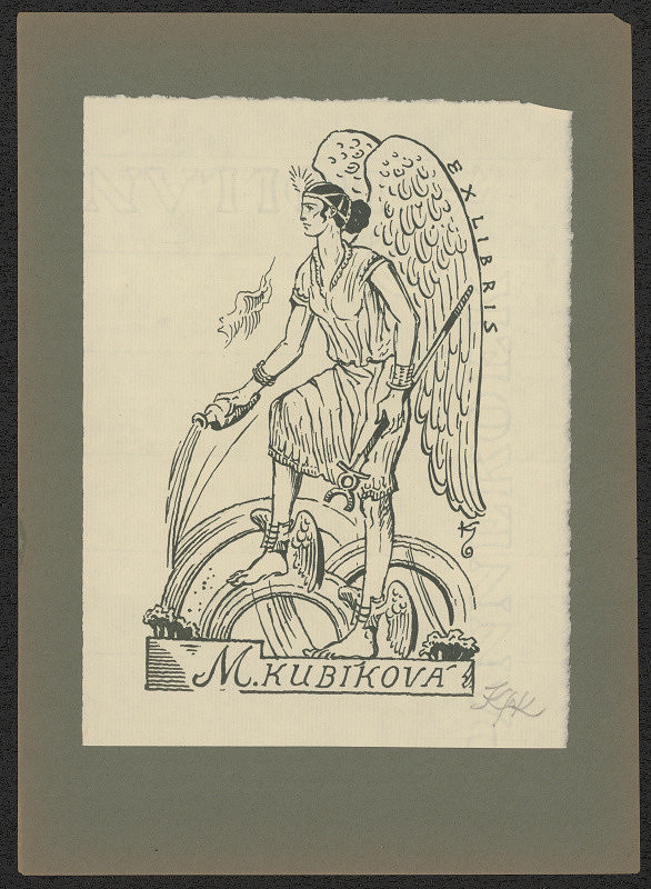 Jan Konůpek – Ex libris M. Kubíková 