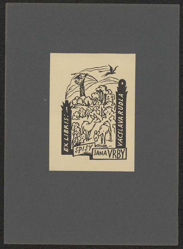 Jan Konůpek – Ex libris Vácslava Rudla, Spisy Jana Vrby 