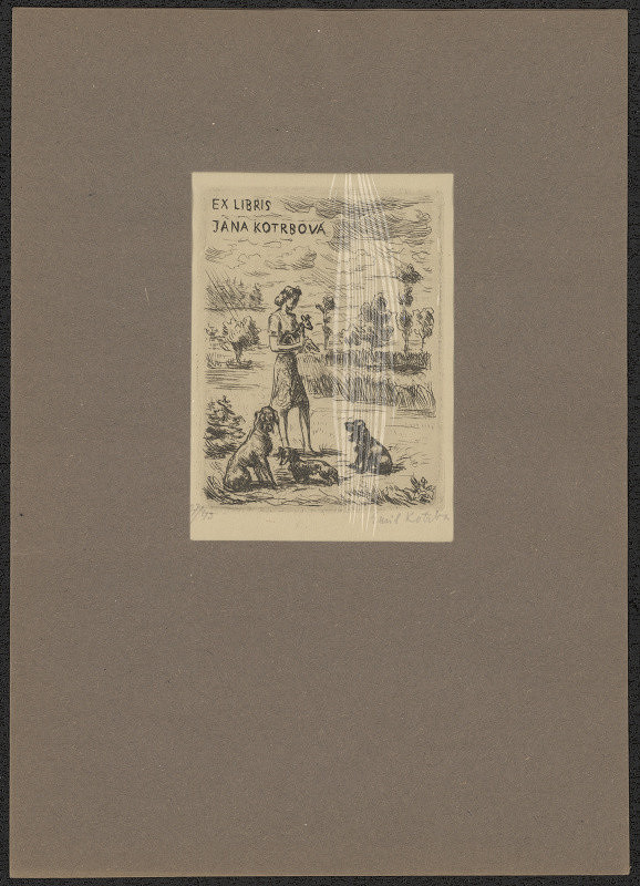 Emil Kotrba – Ex libris Jana Kotrbová 
