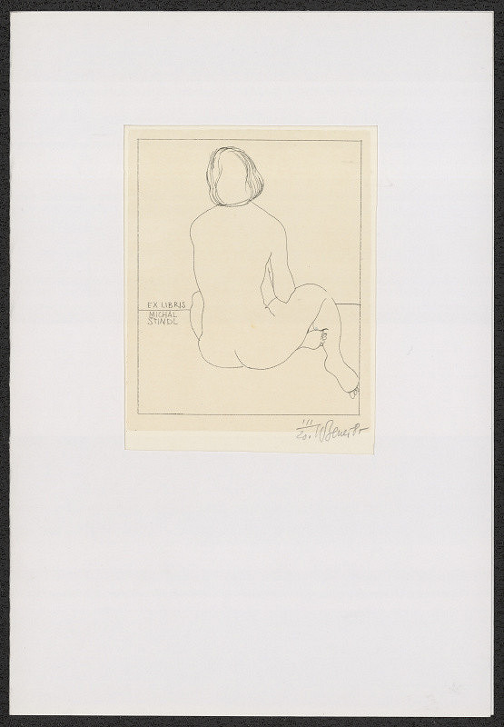Karel Beneš/1932 – Exlibris Michal Štindl 