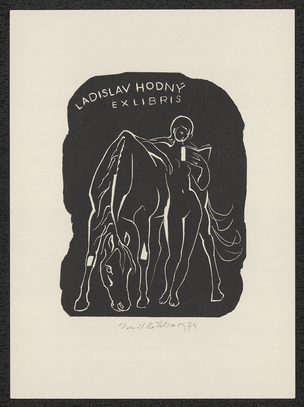 Emil Kotrba – Ex libris Ladislav Hodný 